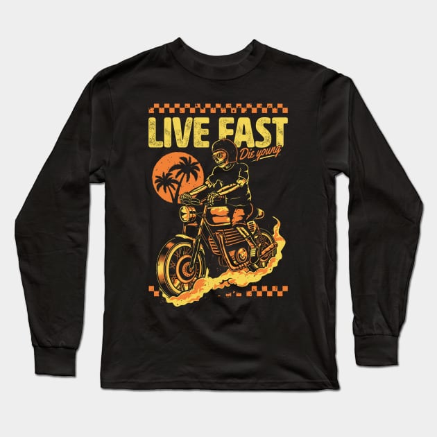 Live fast 🏍 Long Sleeve T-Shirt by gut42